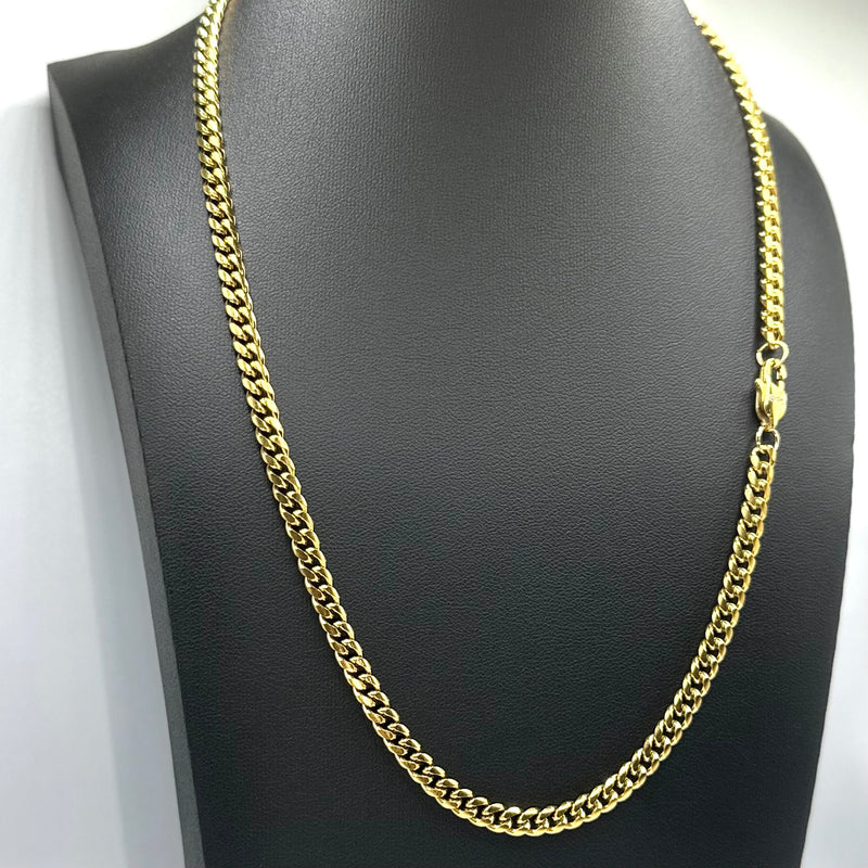 5mm Miami Cuban Chain - Gold