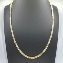 3mm Tennis Chain - Gold