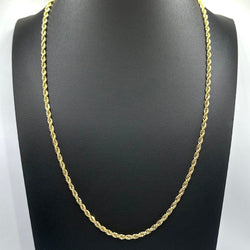 3mm Rope Chain - Gold