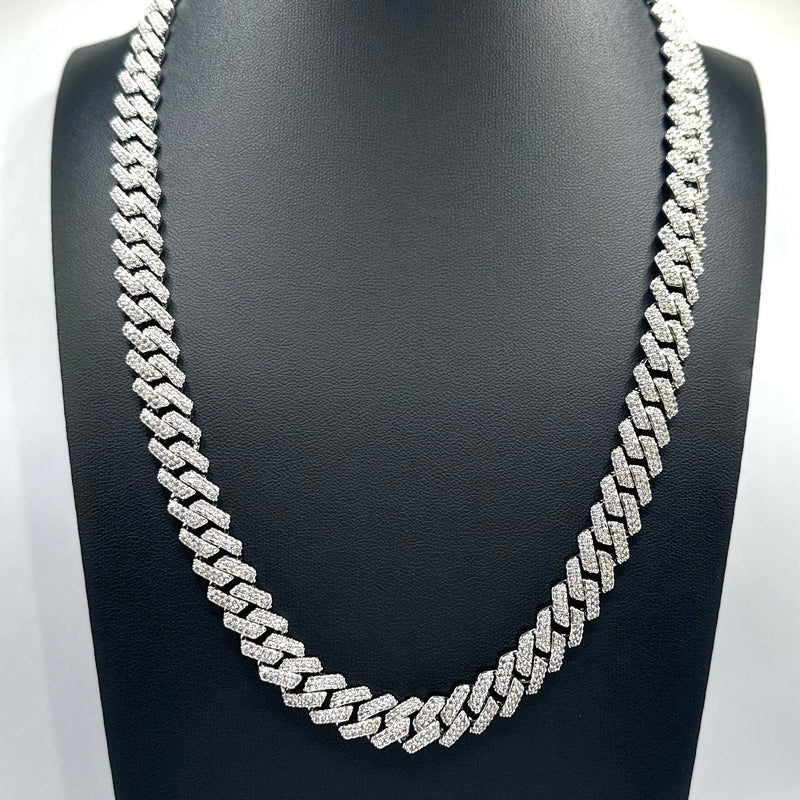 10mm Iced Prong Chain