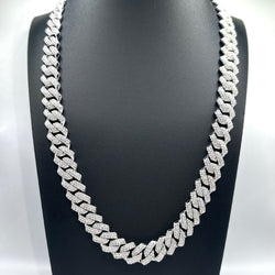 14mm Iced Prong Chain