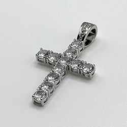 Iced Cross Pendant