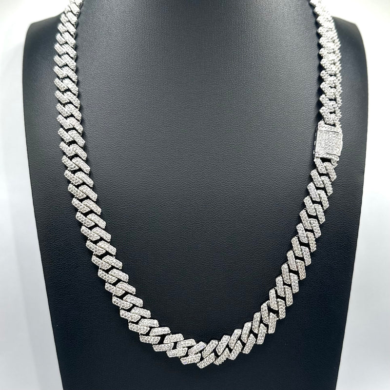 10mm Iced Prong Chain