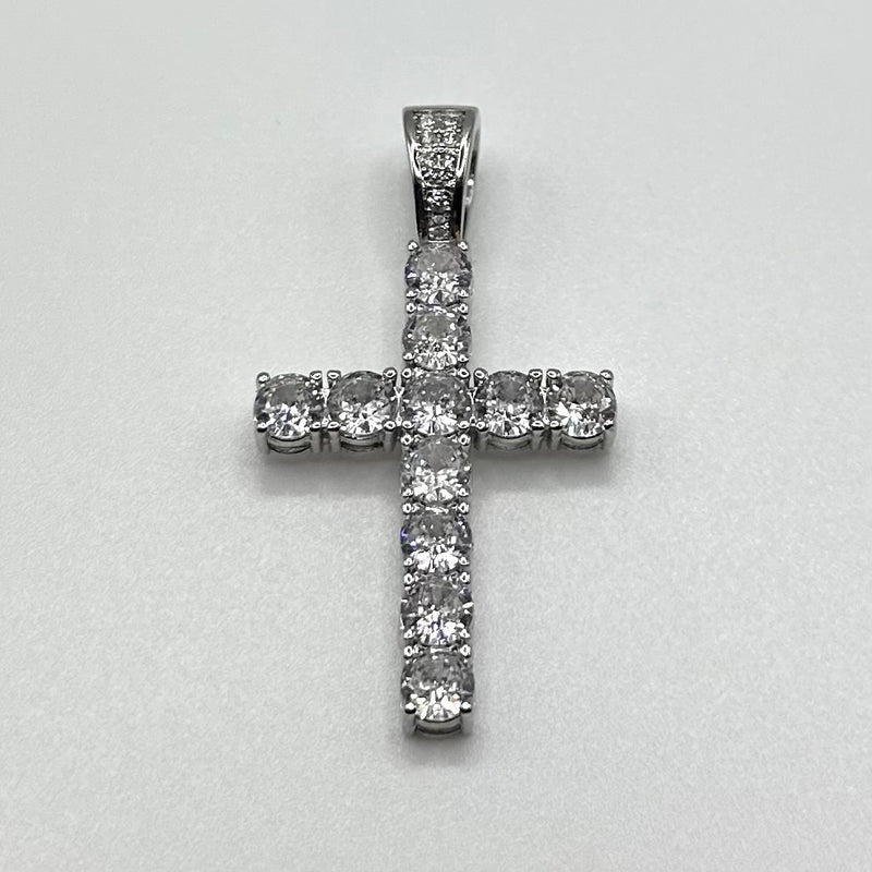 Iced Cross Pendant