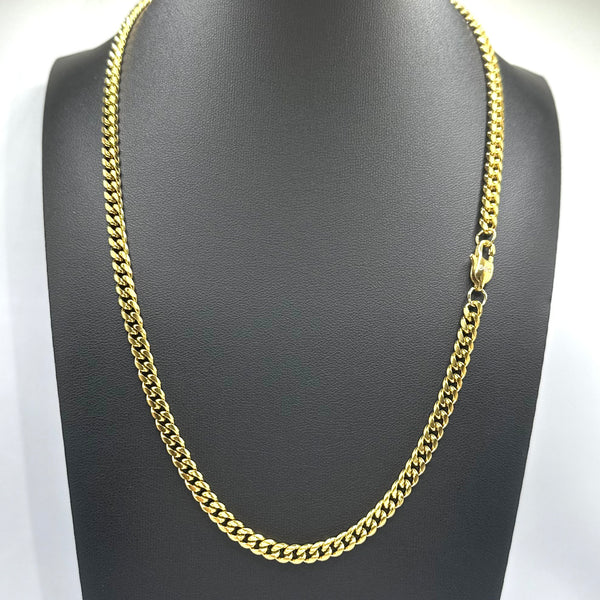 5mm Miami Cuban Chain - Gold