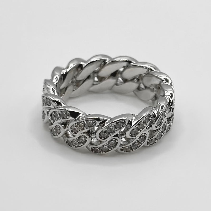 Iced Cuban Link Ring