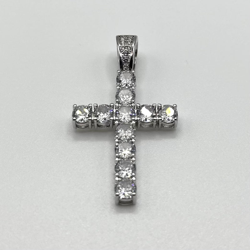 Iced Cross Pendant