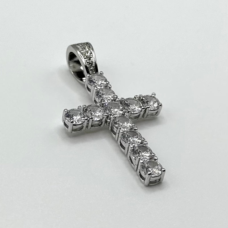 Iced Cross Pendant