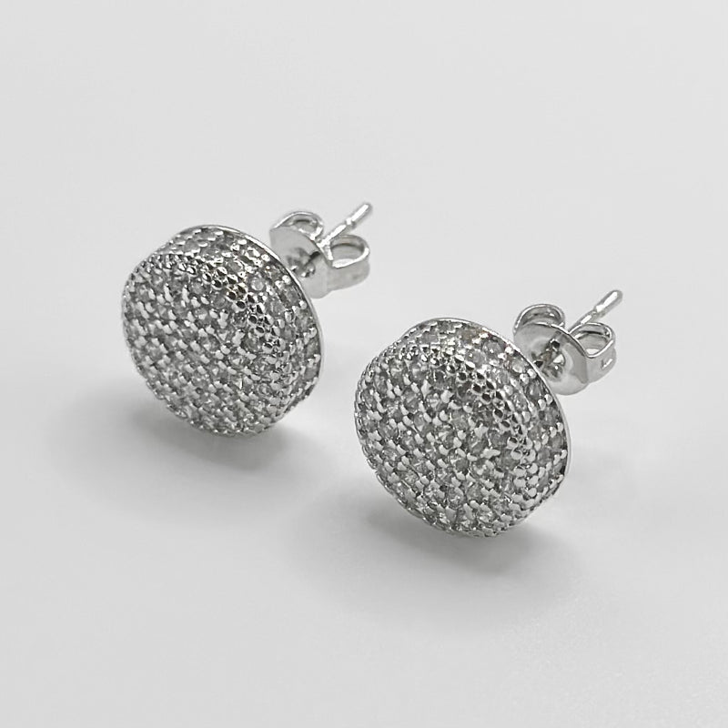 Micro Clustered Iced Stud Earrings